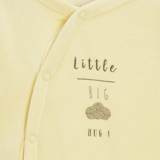 Mes Essentiels Pyjama   Jaune Meringue        de               P'tit bisou