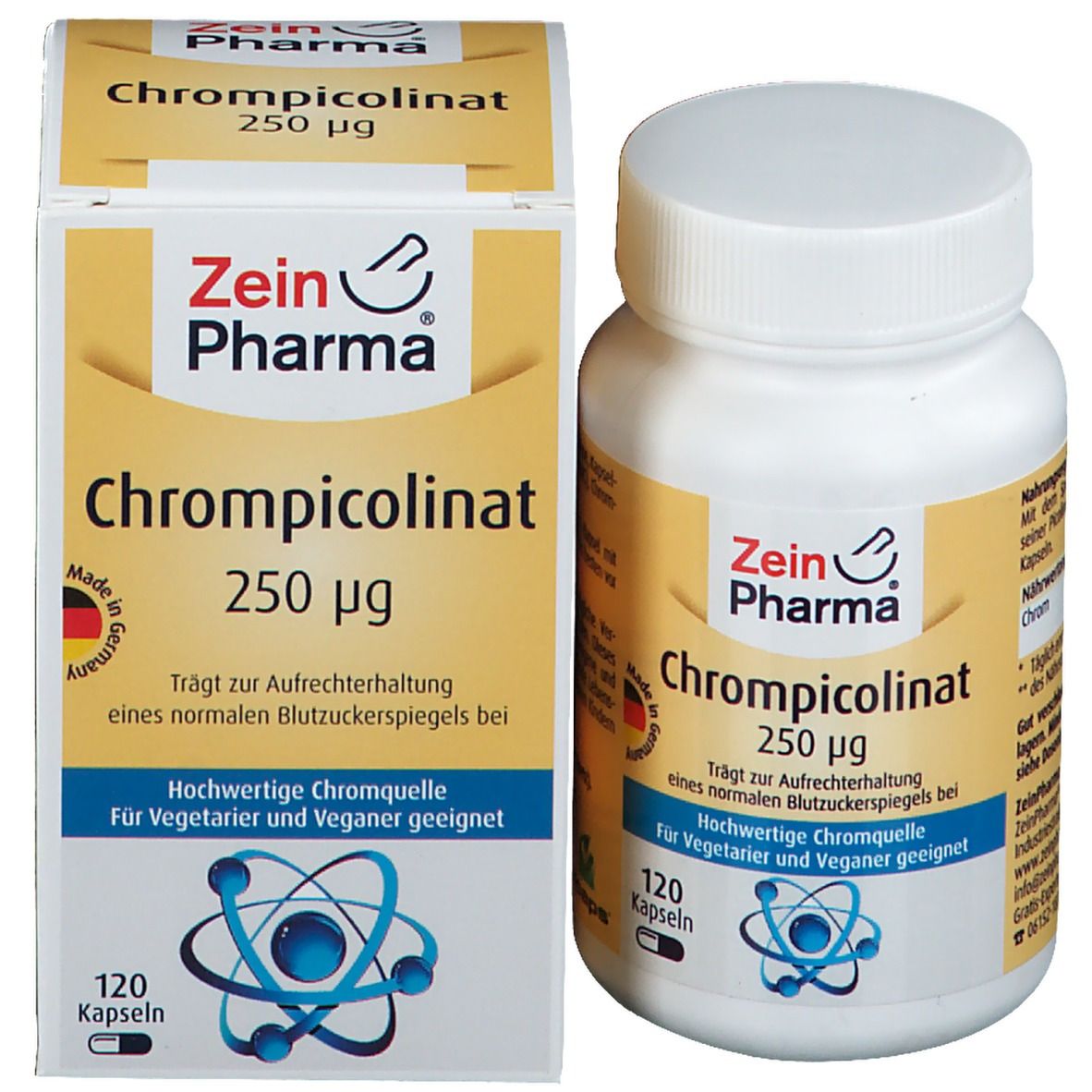 ZeinPharma® Chrom Picolinat Kapseln 250 µg