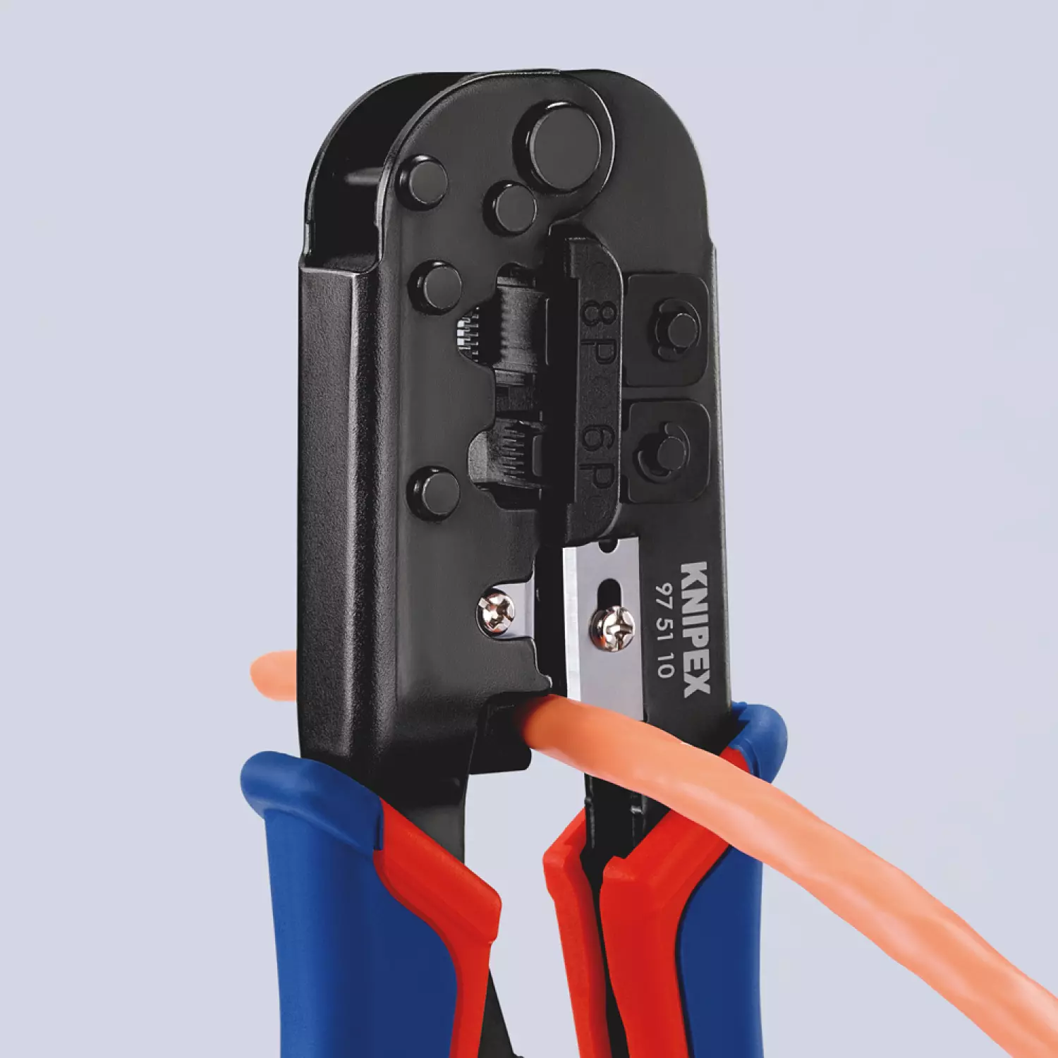 Knipex 975110 Krimptang voor Westernstekkers - 190mm
