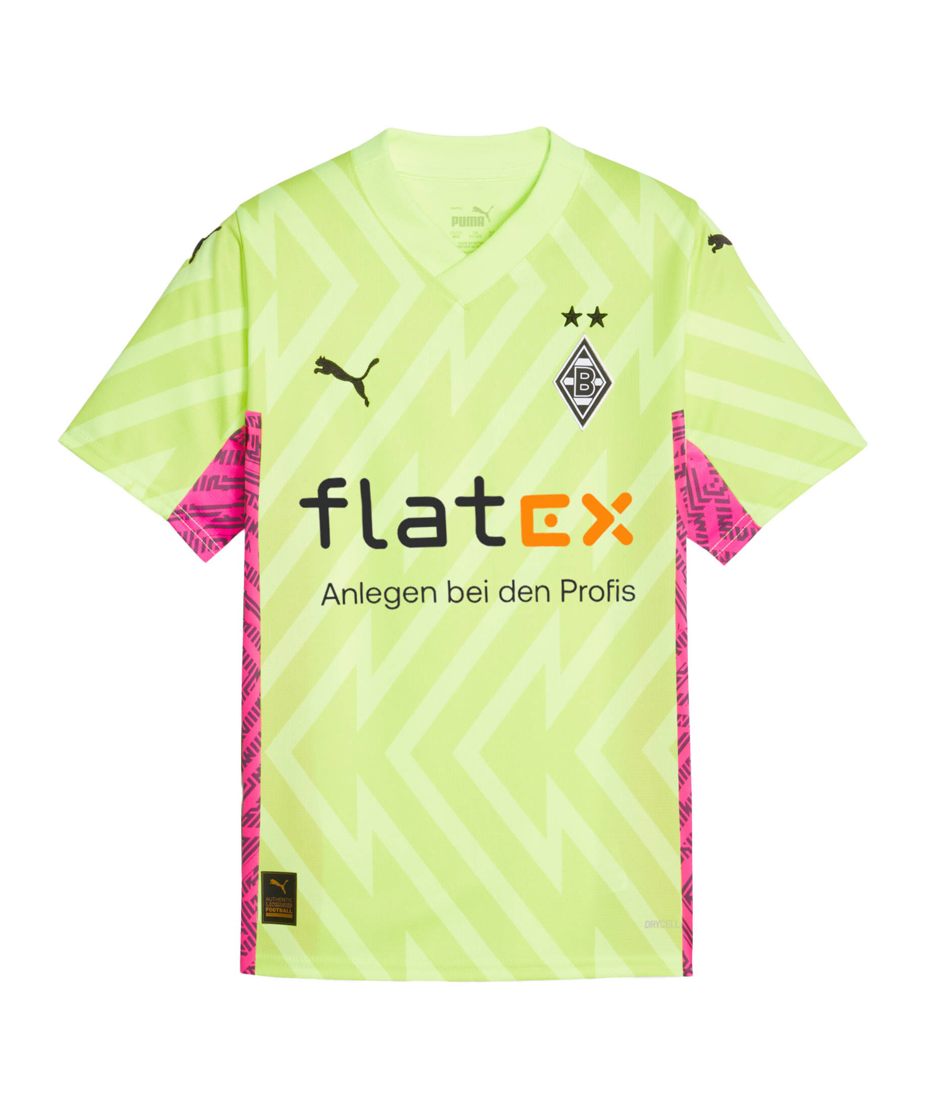 Puma| Replicas - Trikots - National Borussia Mönchengladbach Torwarttrikot 2023/2024 mit Sponsor