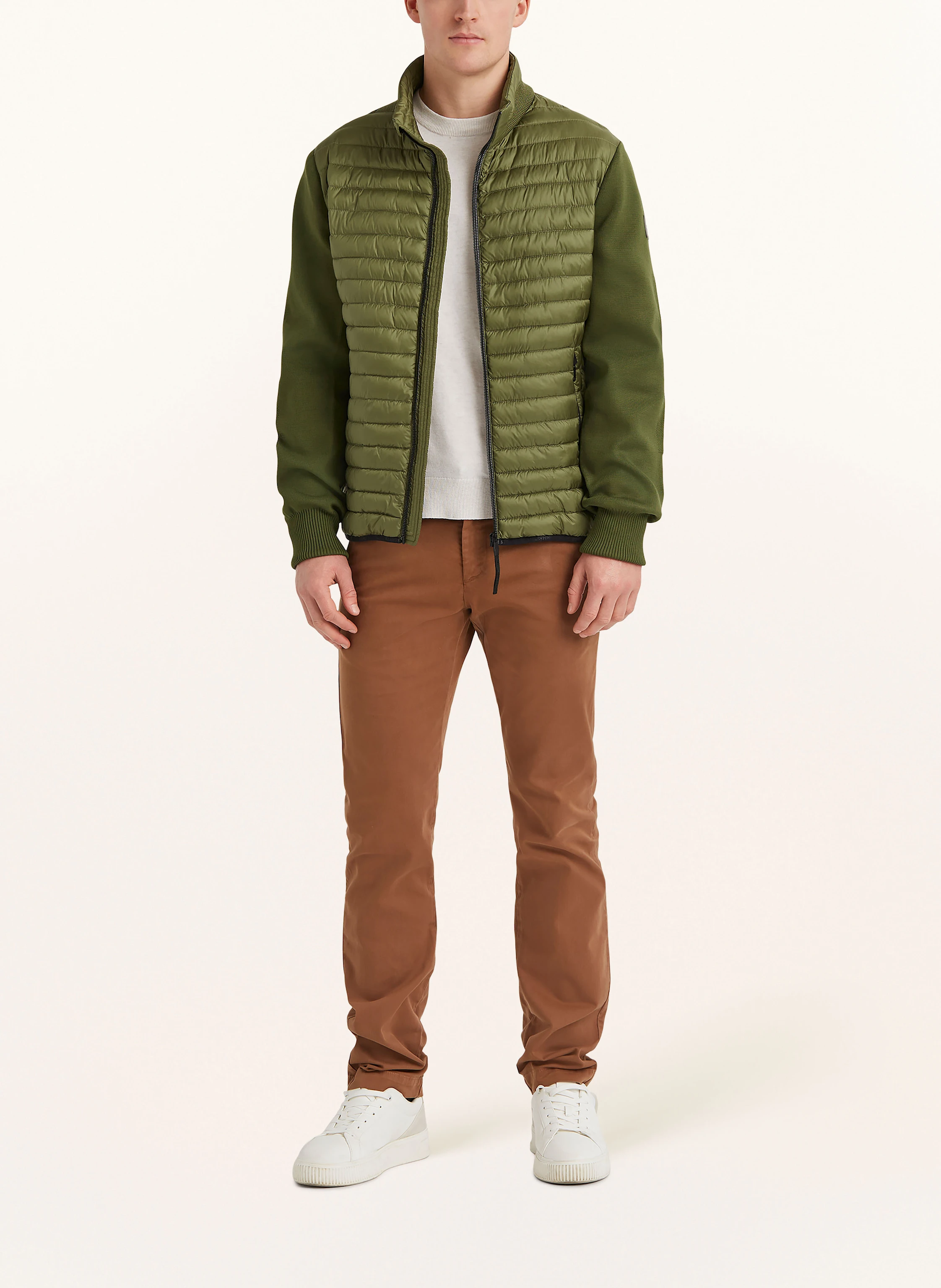 MILESTONE Steppjacke MSAMARILLO im Materialmix