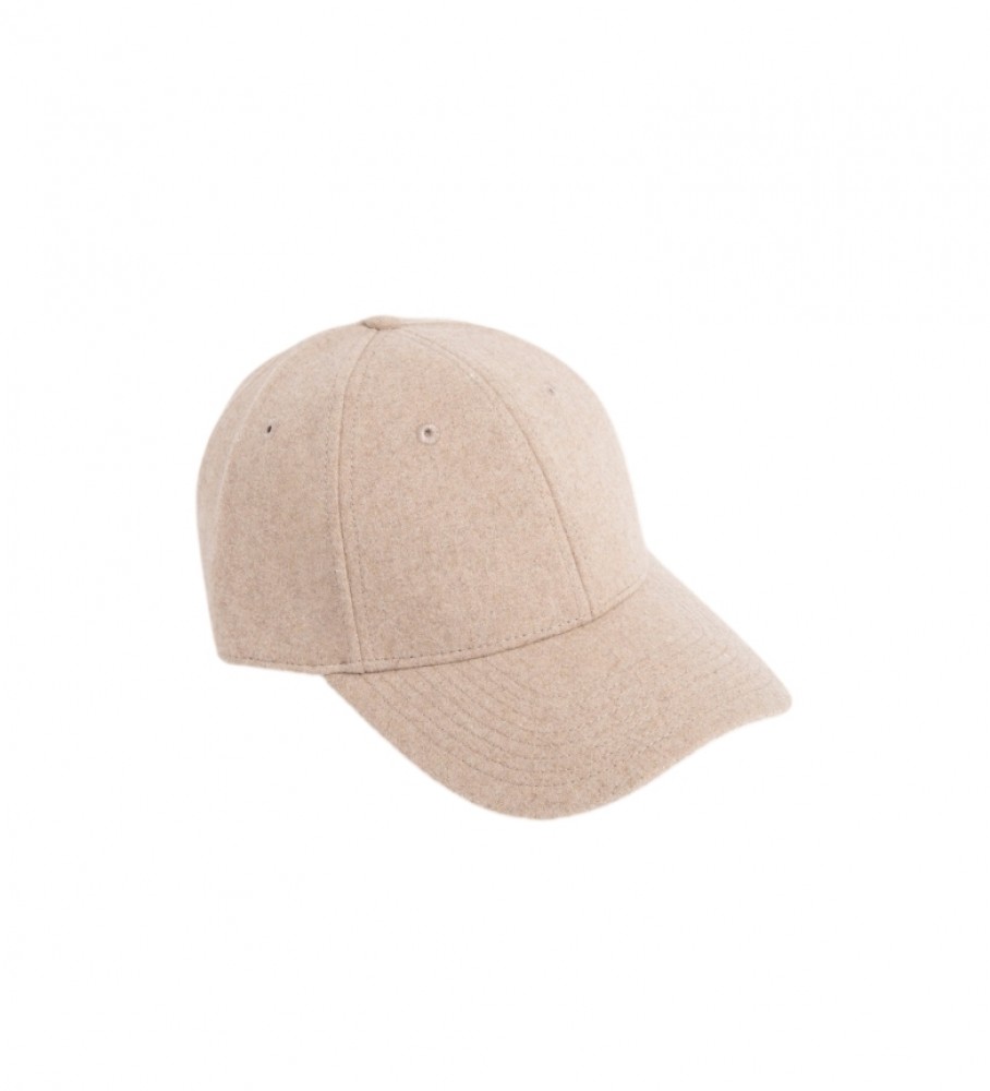 Boné de flanela bege Hackett