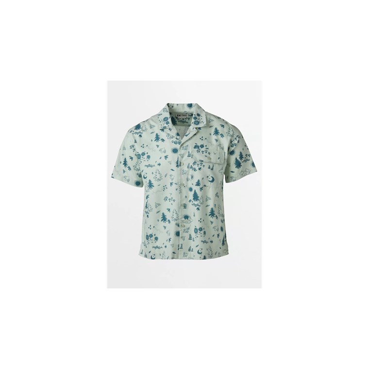 Marmot Muir Camp Novelty Ss Frosty Green Trail Mix