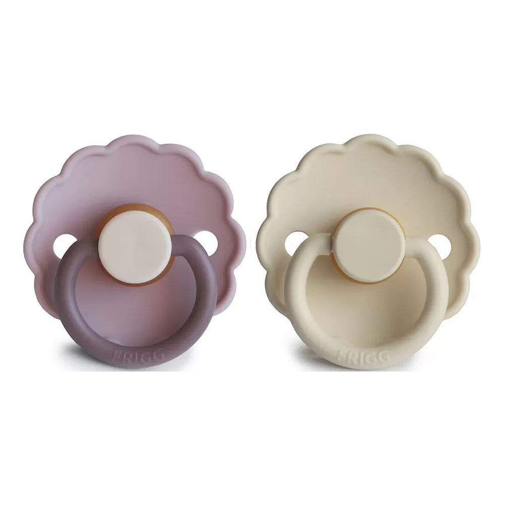 FRIGG Daisy Rund Silikone Lavender Haze/Cream - Flere størrelser