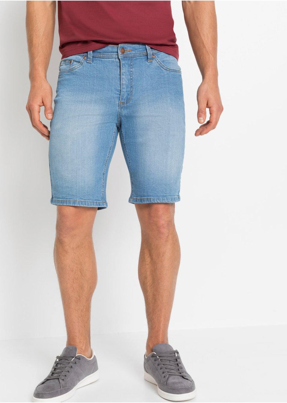 Lot de 2 bermudas en jean extensibles, Regular Fit