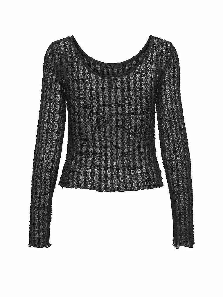 ONLY Langarmshirt ONLTWINKY schwarz