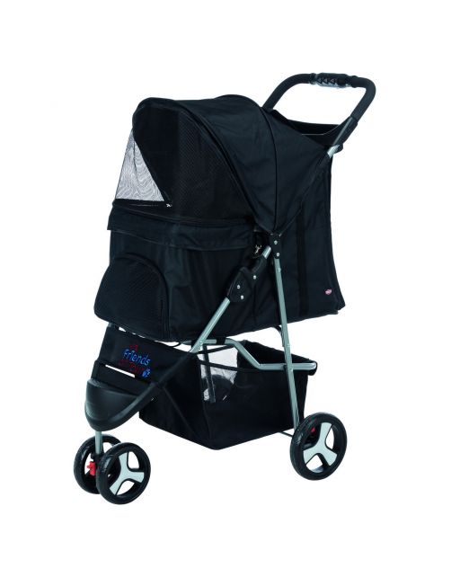 Trixie Hondenbuggy - Hondentrolley - 47x100x80 cm Zwart