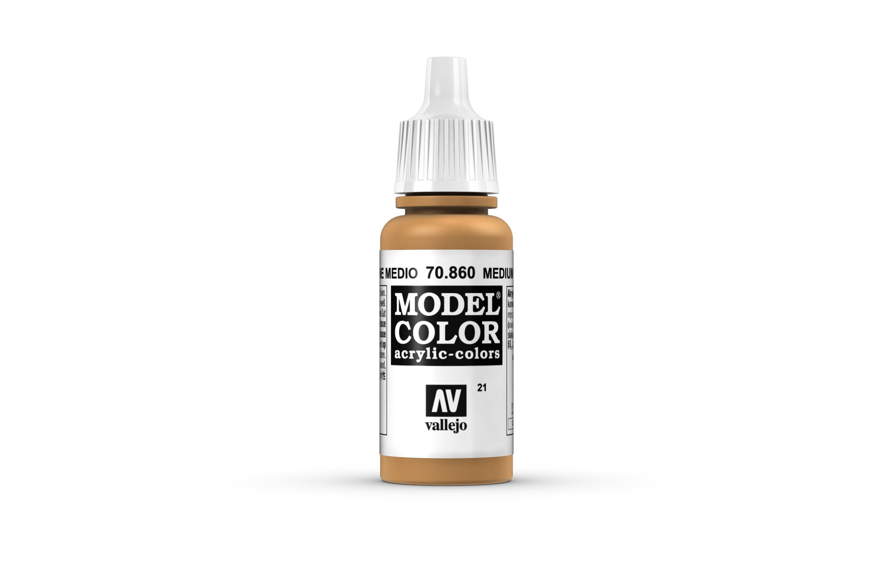 Acrylfarbe Matt, Medium Hautton 17 mlModel Color Medium Fleshtone