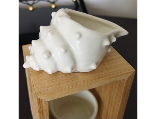ZEN AROME - Diffuseur d'huiles essentielles Brûle parfum série naturéa - shell