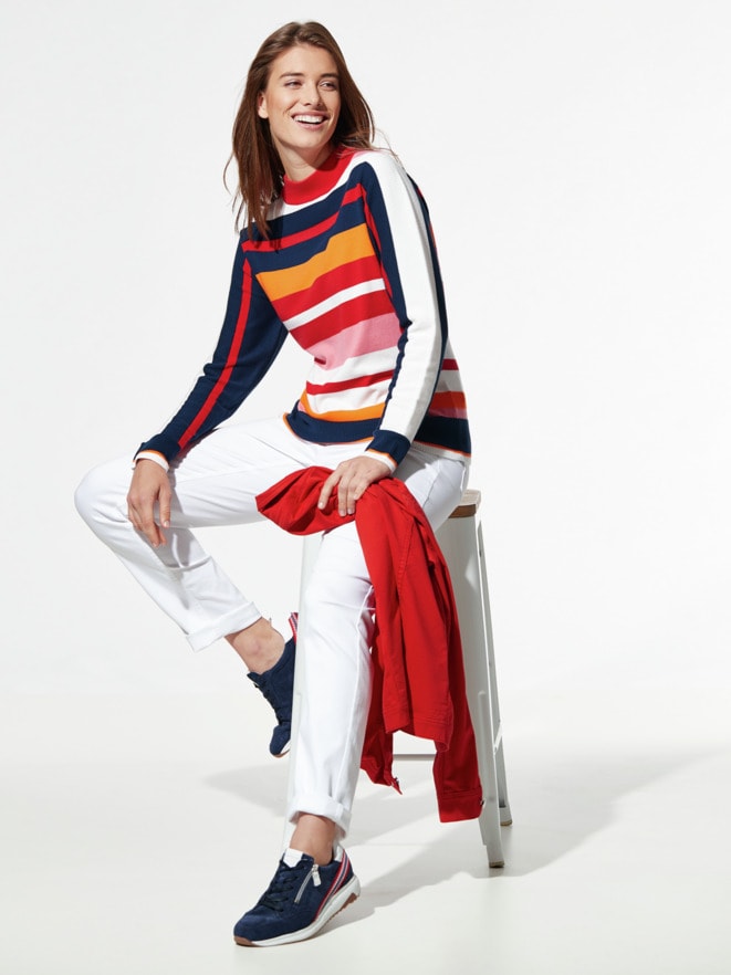 Ringelpullover Farbenspiel