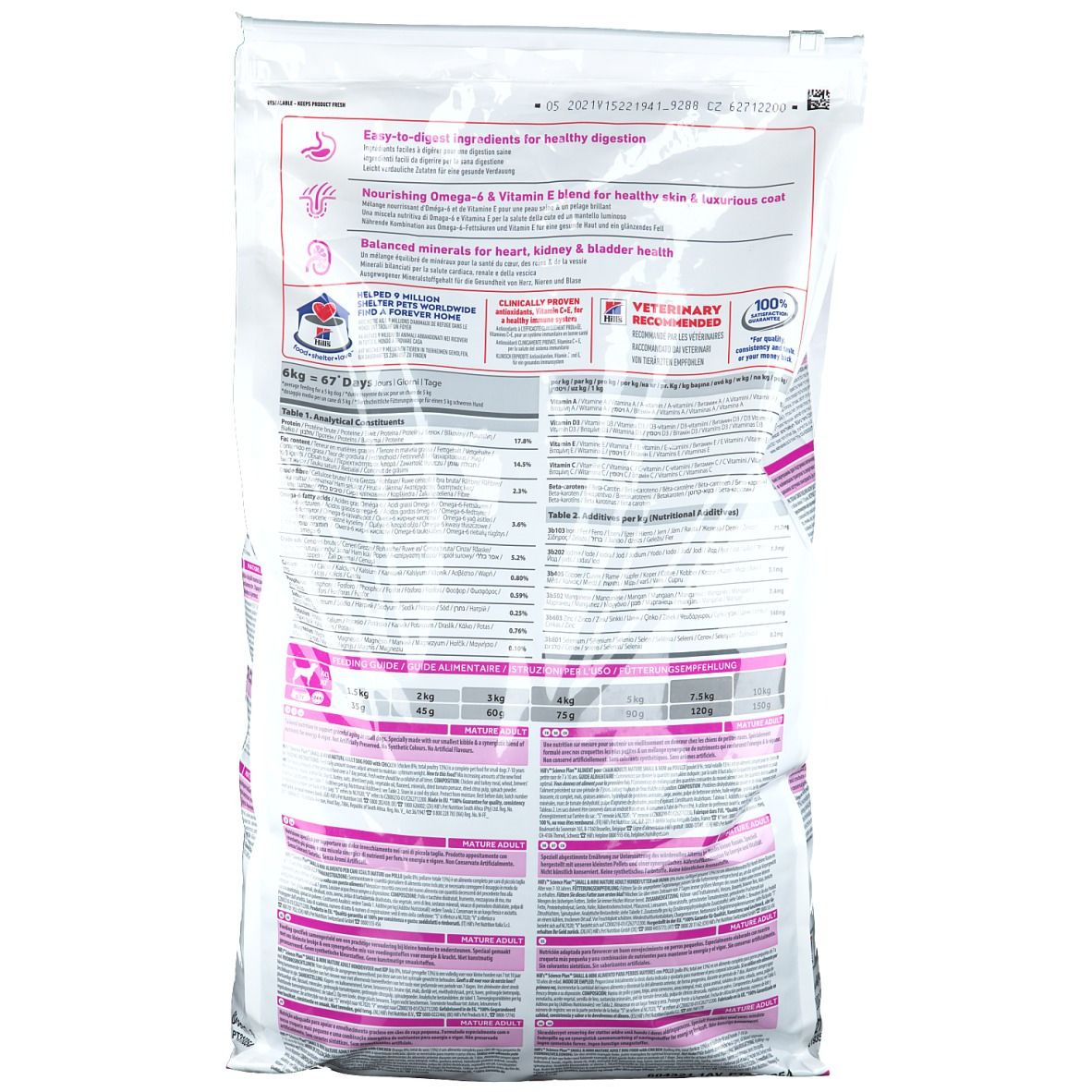 Hill's™ Science Plan™ Chien Mature Adult 7+ Small & Mini Poulet