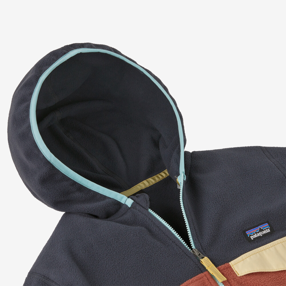 Kinder-Fleecejacke mit Mikro-D-Schnappverschluss