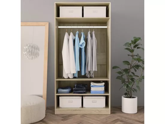 Garde-robe Chêne sonoma 100 x 50x200