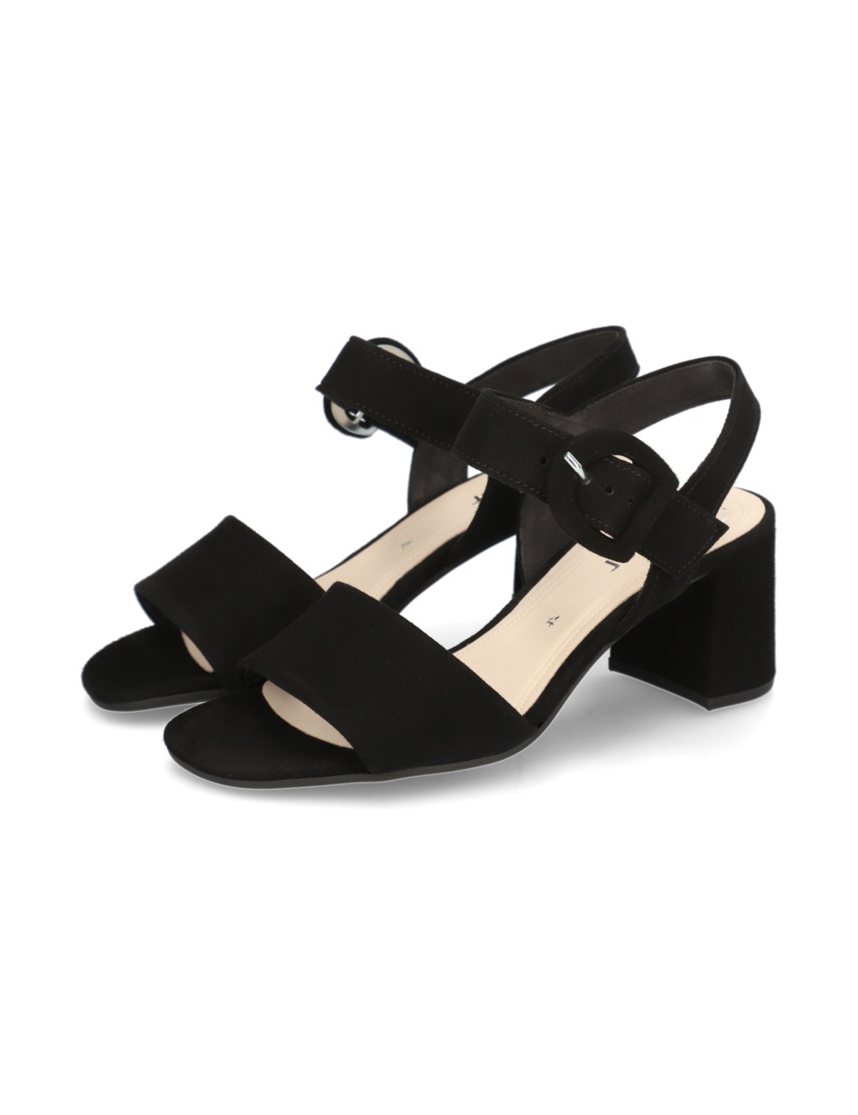 Veloursleder Sandale