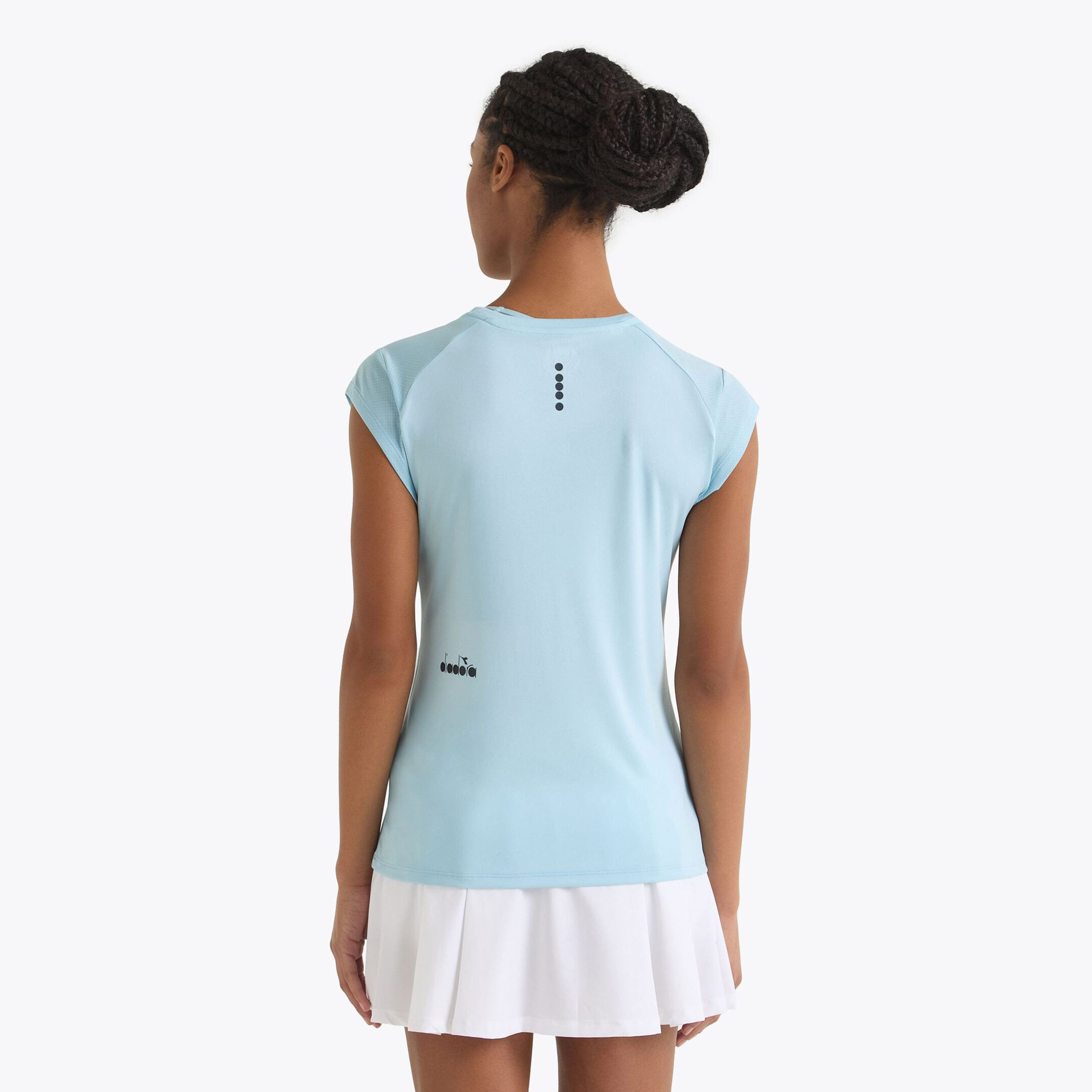 Diadora L. T-shirt Femmes - Bleu Clair