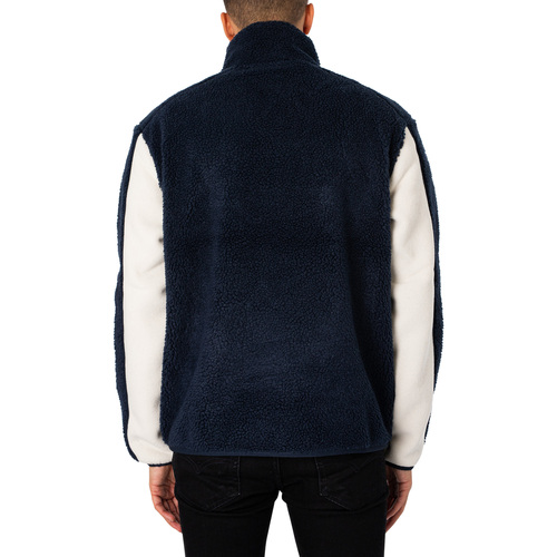 Tommy Jeans - Chaqueta Teddy De Mezcla De Texturas Multicolor