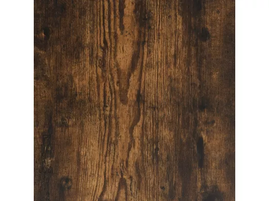 Support d'imprimante avec roulettes chêne fumé 41x32x34,5 cm