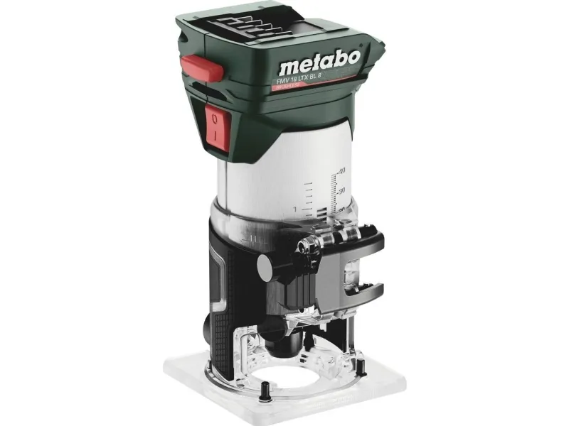 Metabo FMV 18 LTX BL 8, Fast base, Børstefri, Sort, Grøn, Rustfrit stål, Transparent, Plast, 29000 rpm, 6, 8 (5/16
