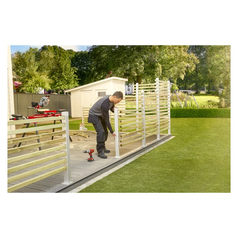 Midtstolpe for stakitt 180 cm