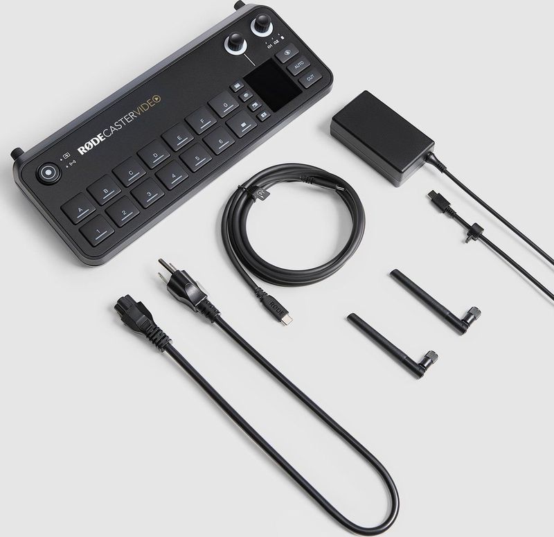 RØDE RODECaster Video - Mengpaneel - Zwart - Professionele Audioproductie