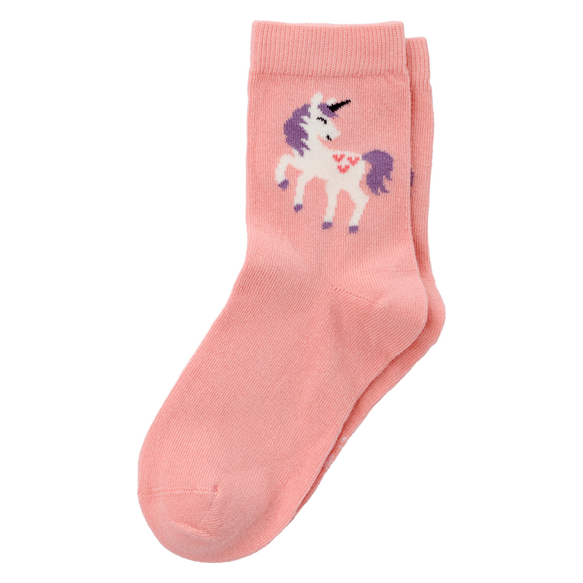 Topolino 3 Paar Mädchen Socken mit Einhörnern weiss / rosa / lila