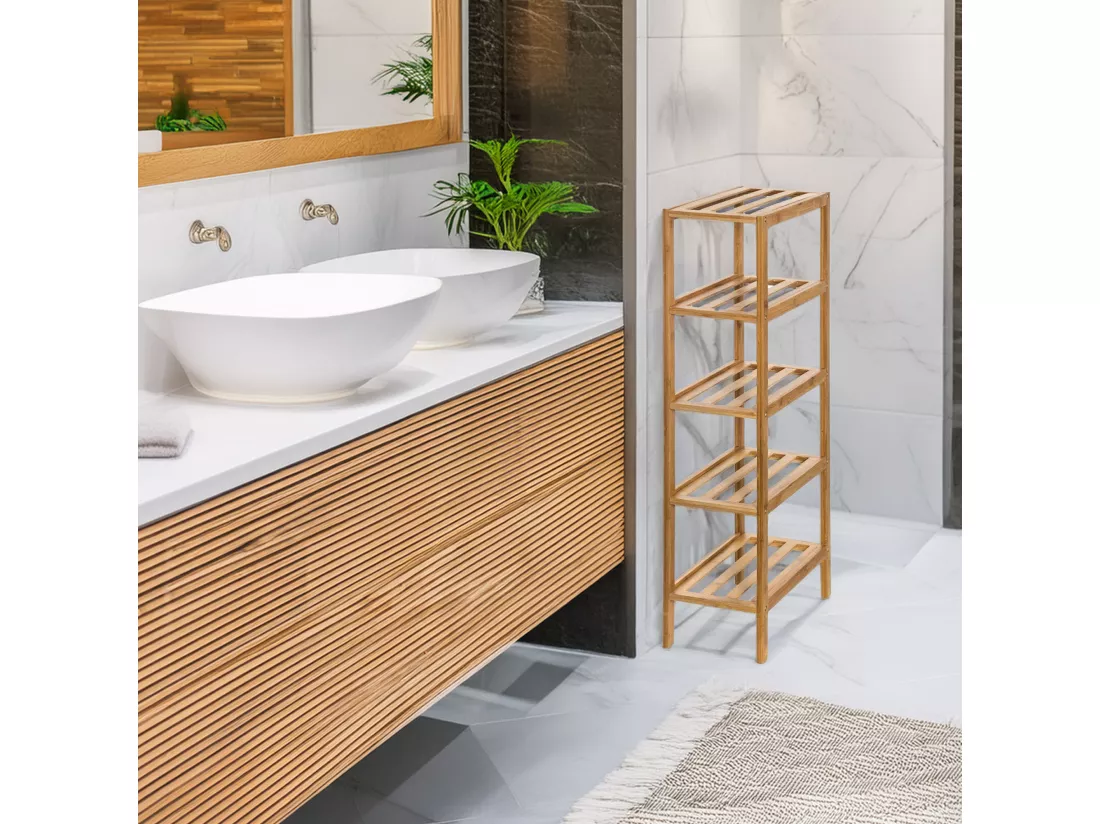 WELL HOME - Étagère étroite à 4 niveaux
