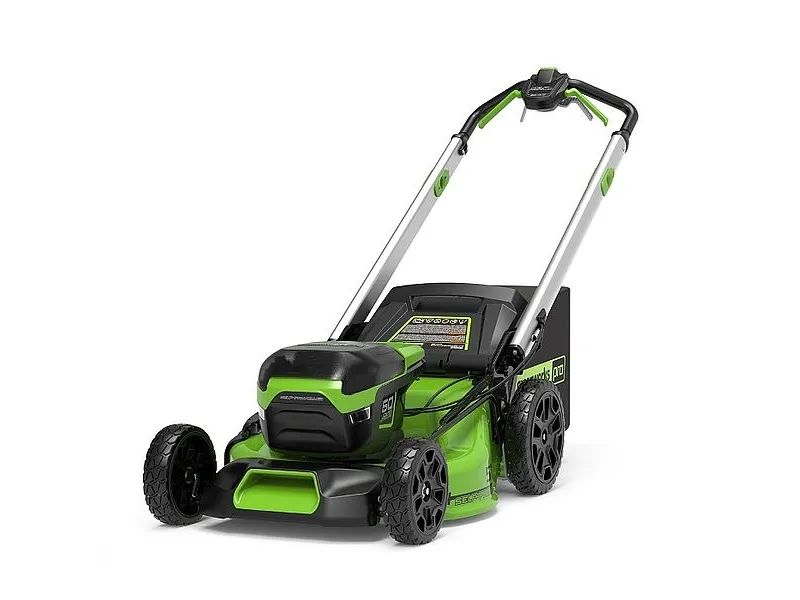 Greenworks GD60LM51SP, Skubbe plæneklipper, 1200 m², 51 cm, 2,5 cm, 8 cm, 55 L