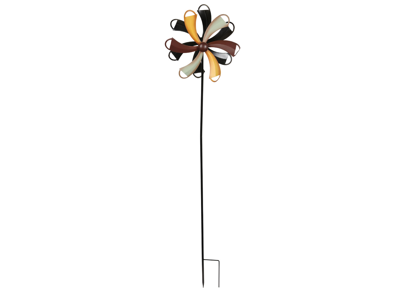 Gartenstecker Windrad Used Look Bunt