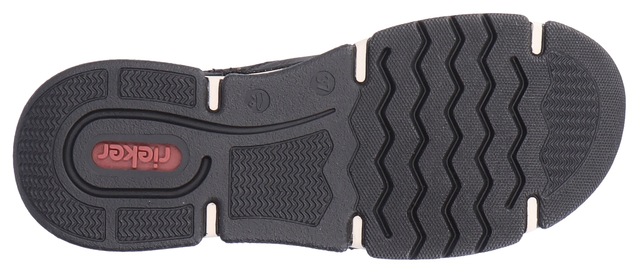 Rieker Schlupfboots  mit buntem Aufdruck