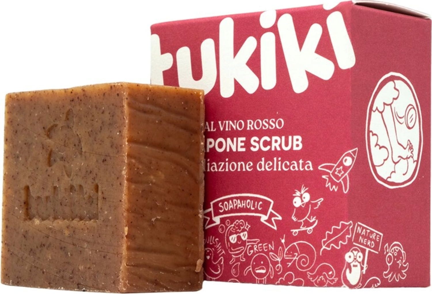 Tukiki  Soap Bar Red Wine, 60 g