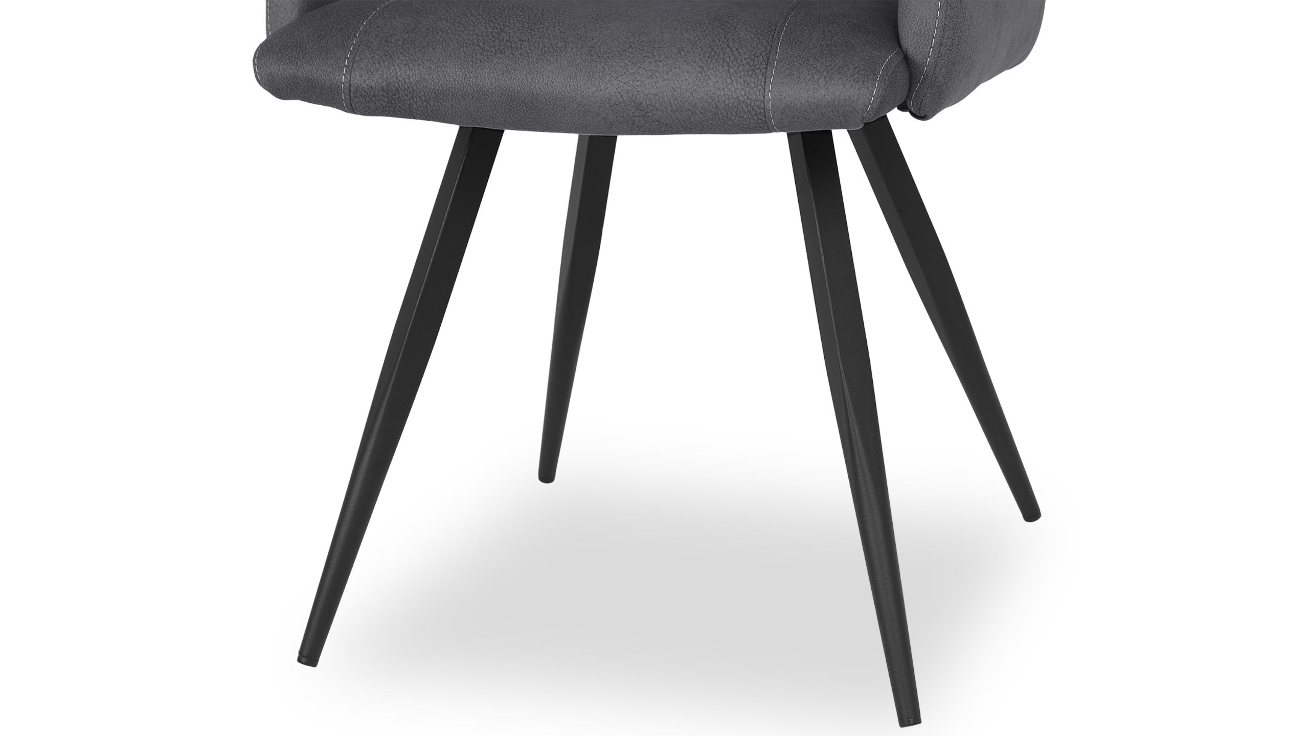 Eetkamerstoel - antraciet Ozark B57 x D61.5 x H89.5 cm