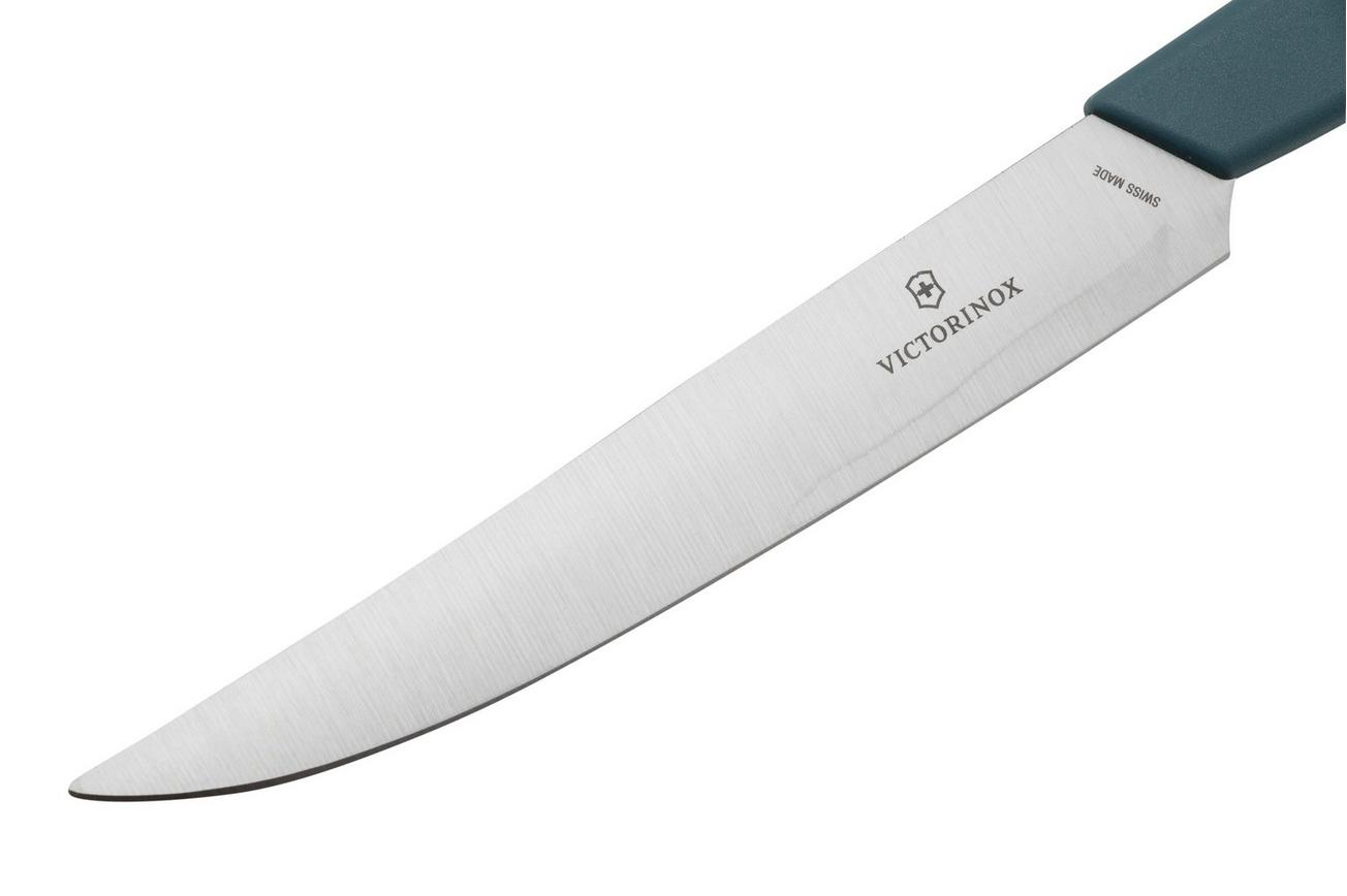 Victorinox Swiss Modern 6.9006.122 steakmes 12 cm, blauw