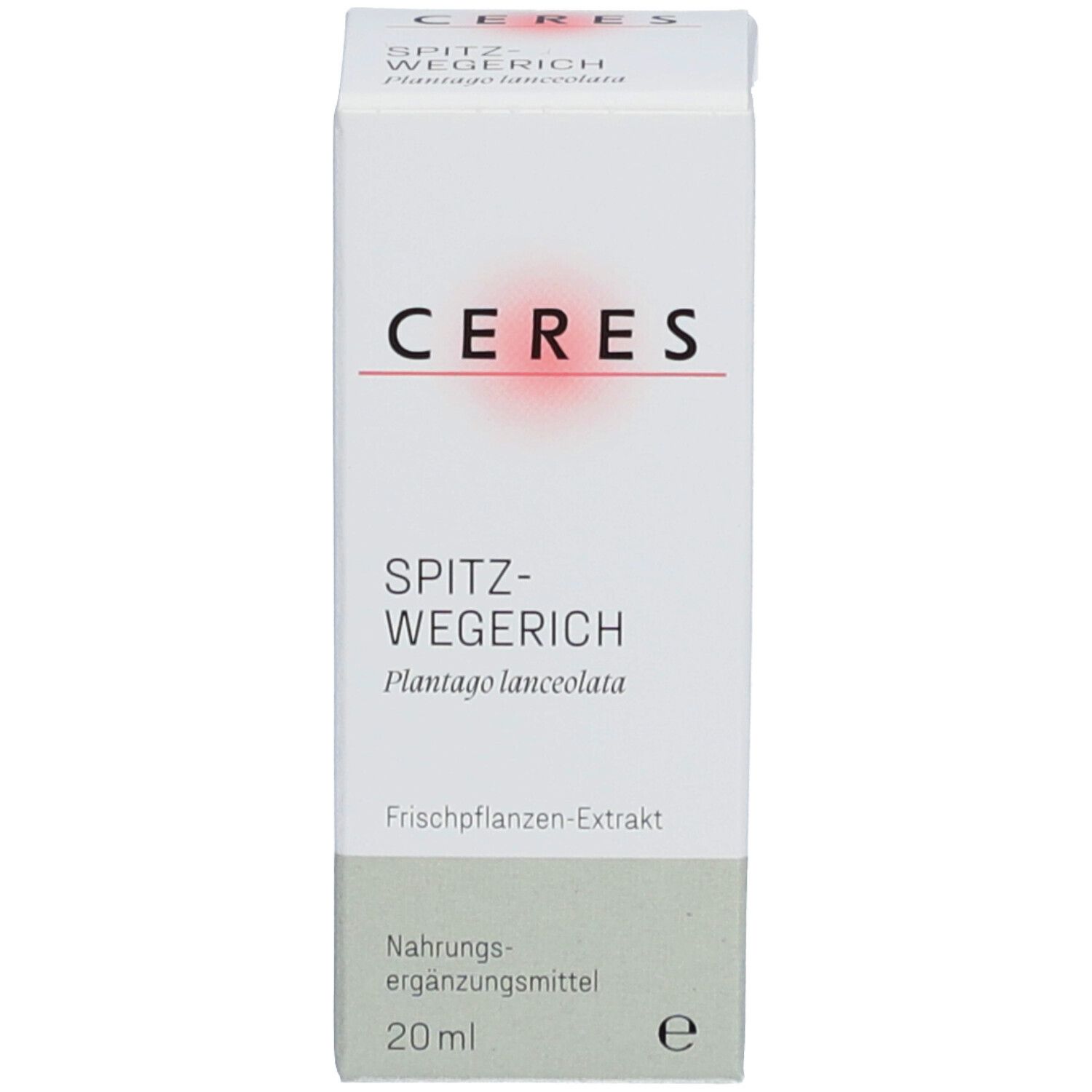 CERES Spitzwegerich Plantago lanceolata Extrakt Tropfen