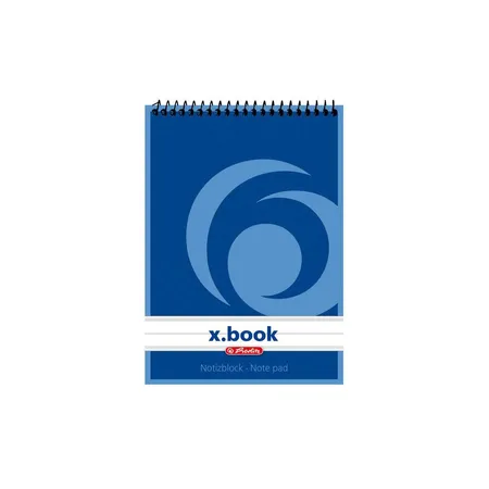Herlitz Spiral-Notizblock, DIN A6, liniert, 5 Stück