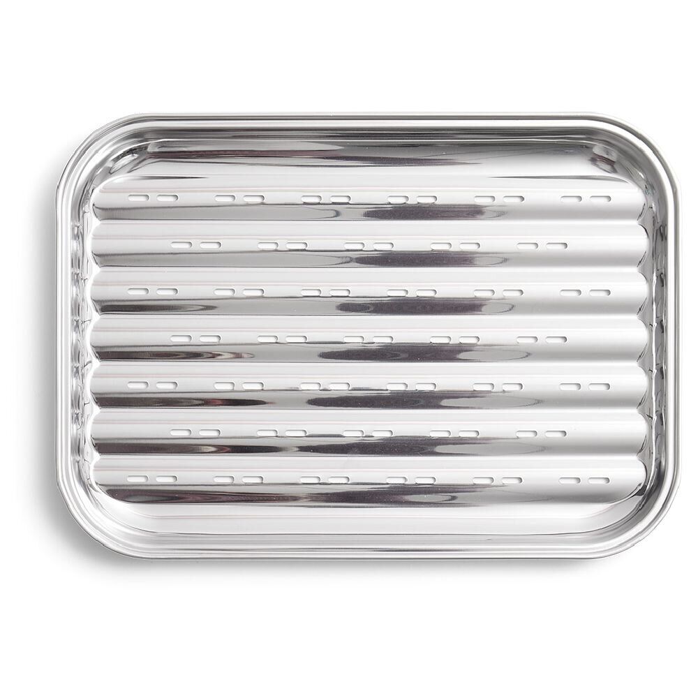 Plat de cuisson barbecue métal 34xH2,5x24,5cm