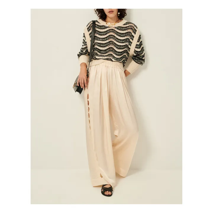 Sessùn Pull Serra Coton Recyclé | Noir