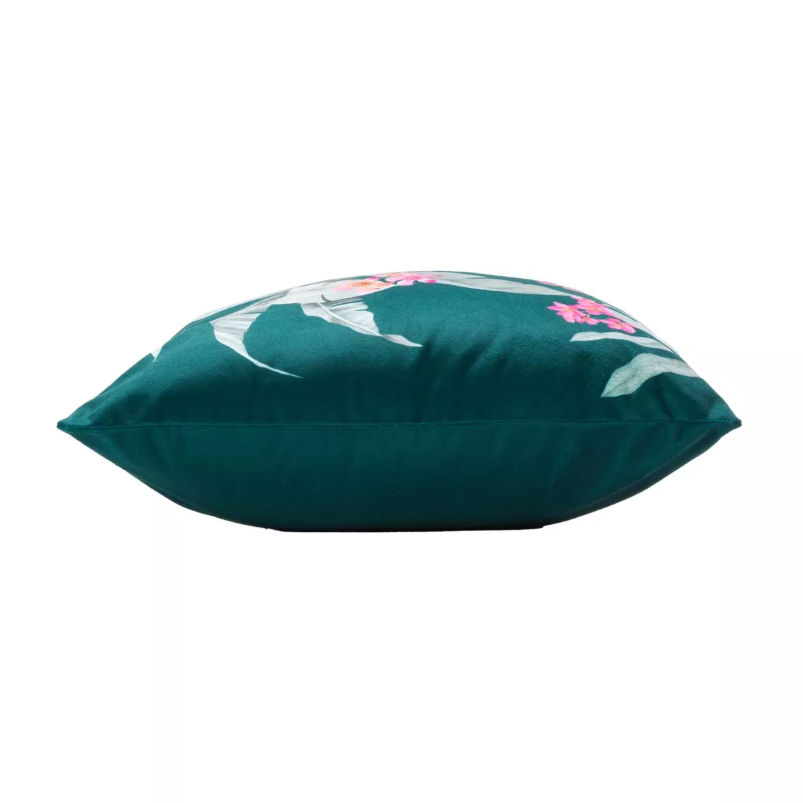 Housse de coussin velours (40 x 40 cm) Paolina Bleu canard