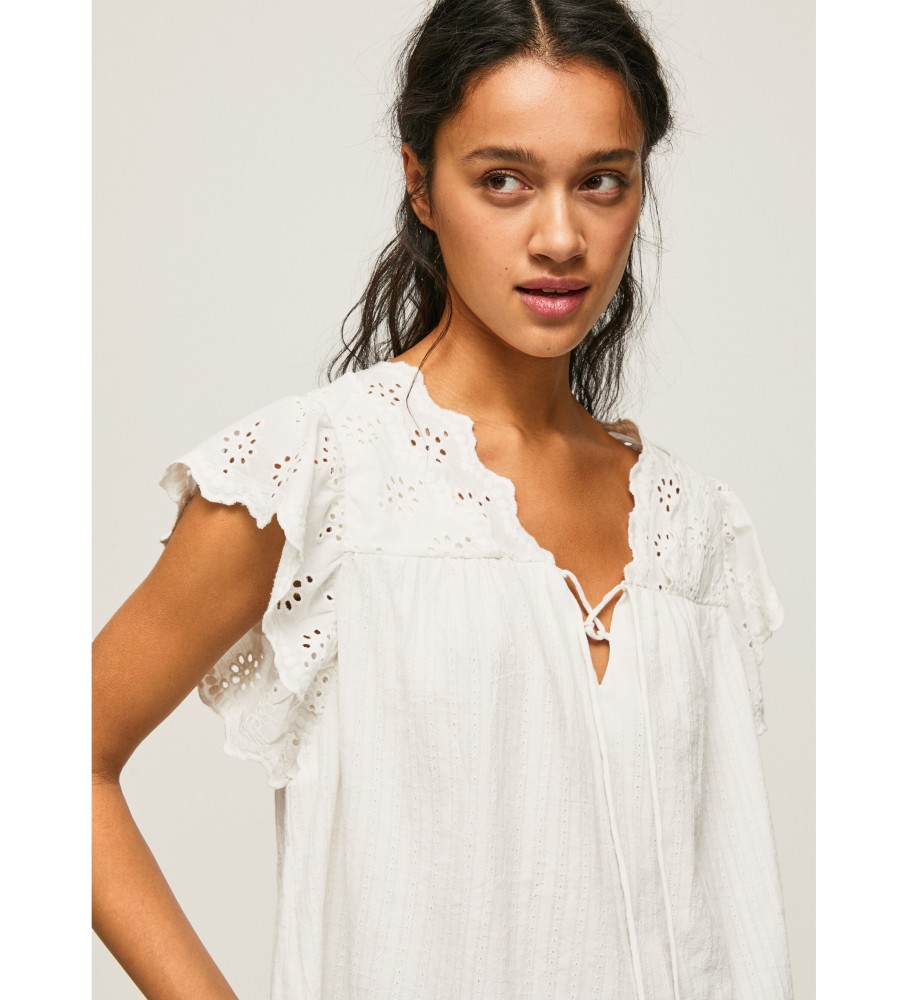 Blusa branca Anaise da Pepe Jeans
