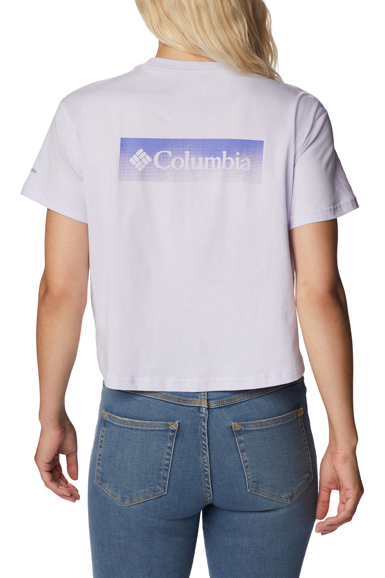 Shorts femininos Columbia North Cascades™ com estampa - Roxo