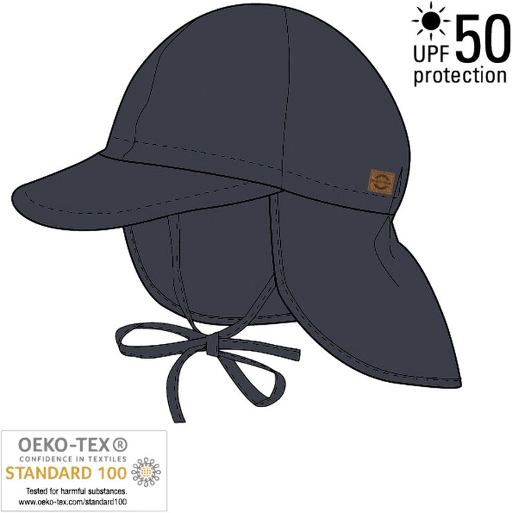 Mikk-Line Summercap Long Neck - Solid Blue nights