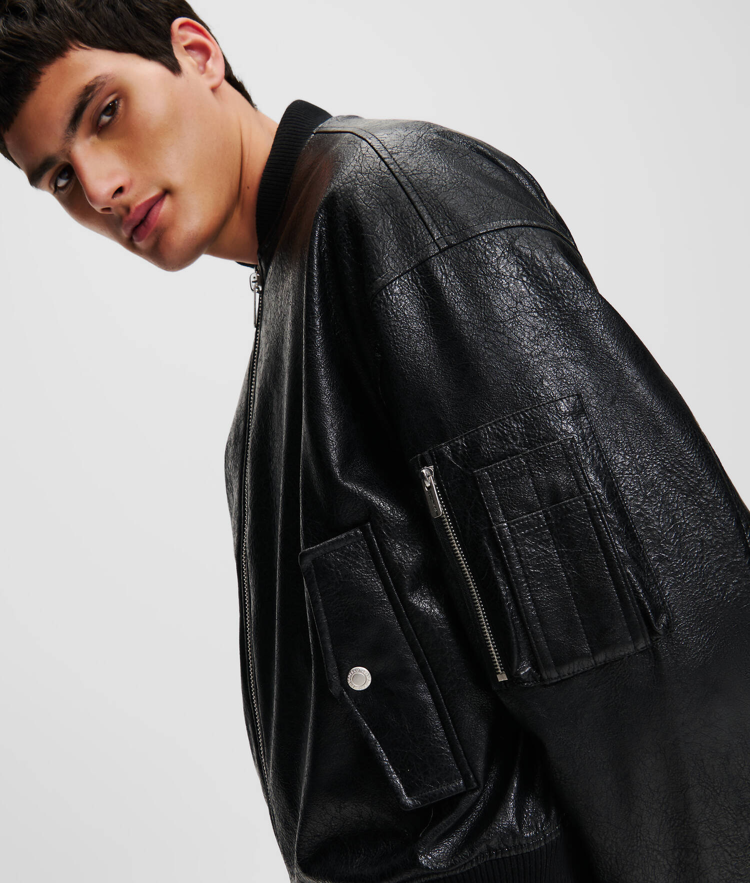 BLOUSON AVIATEUR ENDUIT KLJ