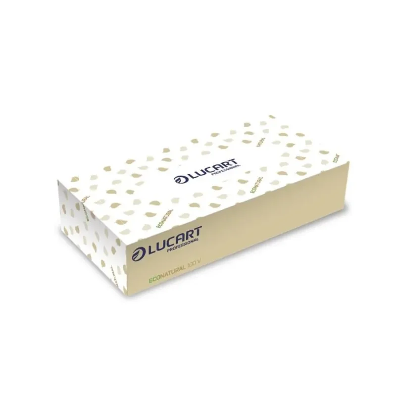 LUCART- Mouchoirs en papier EcoNatural - x40 boîtes