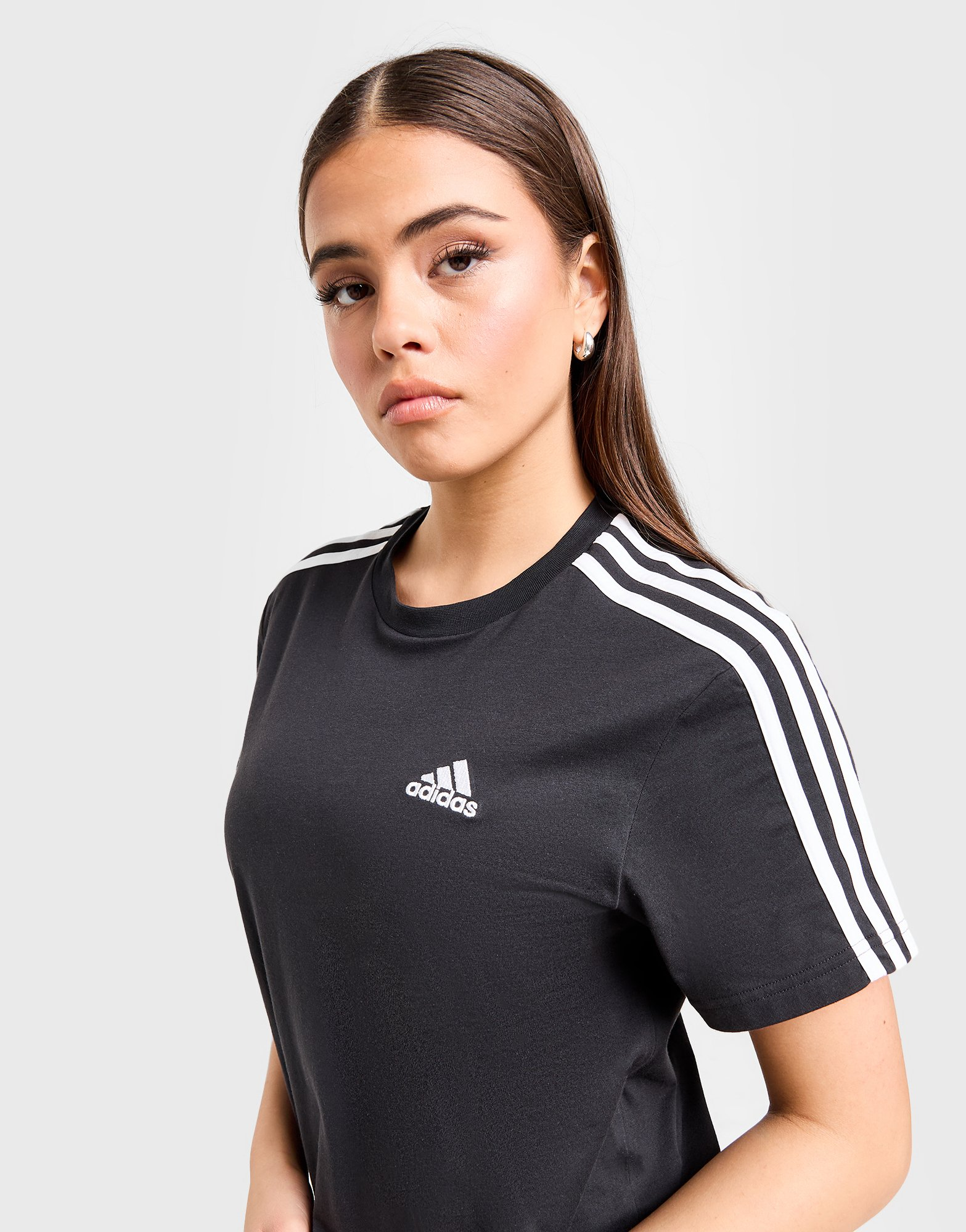 adidas Crop top en jersey Essentials 3-Stripes