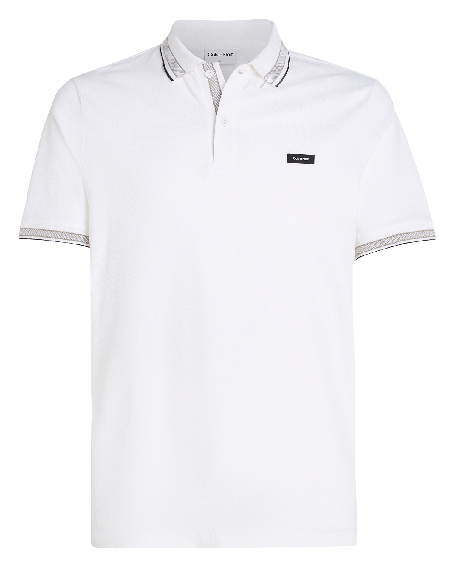Polo manches courtes regular-fit en coton bio | Blanc