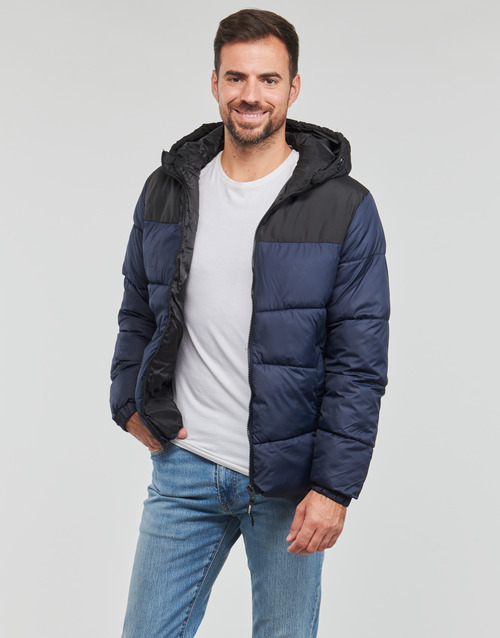 Jack & Jones - JJCHILI PUFFER HOOD - Marine
