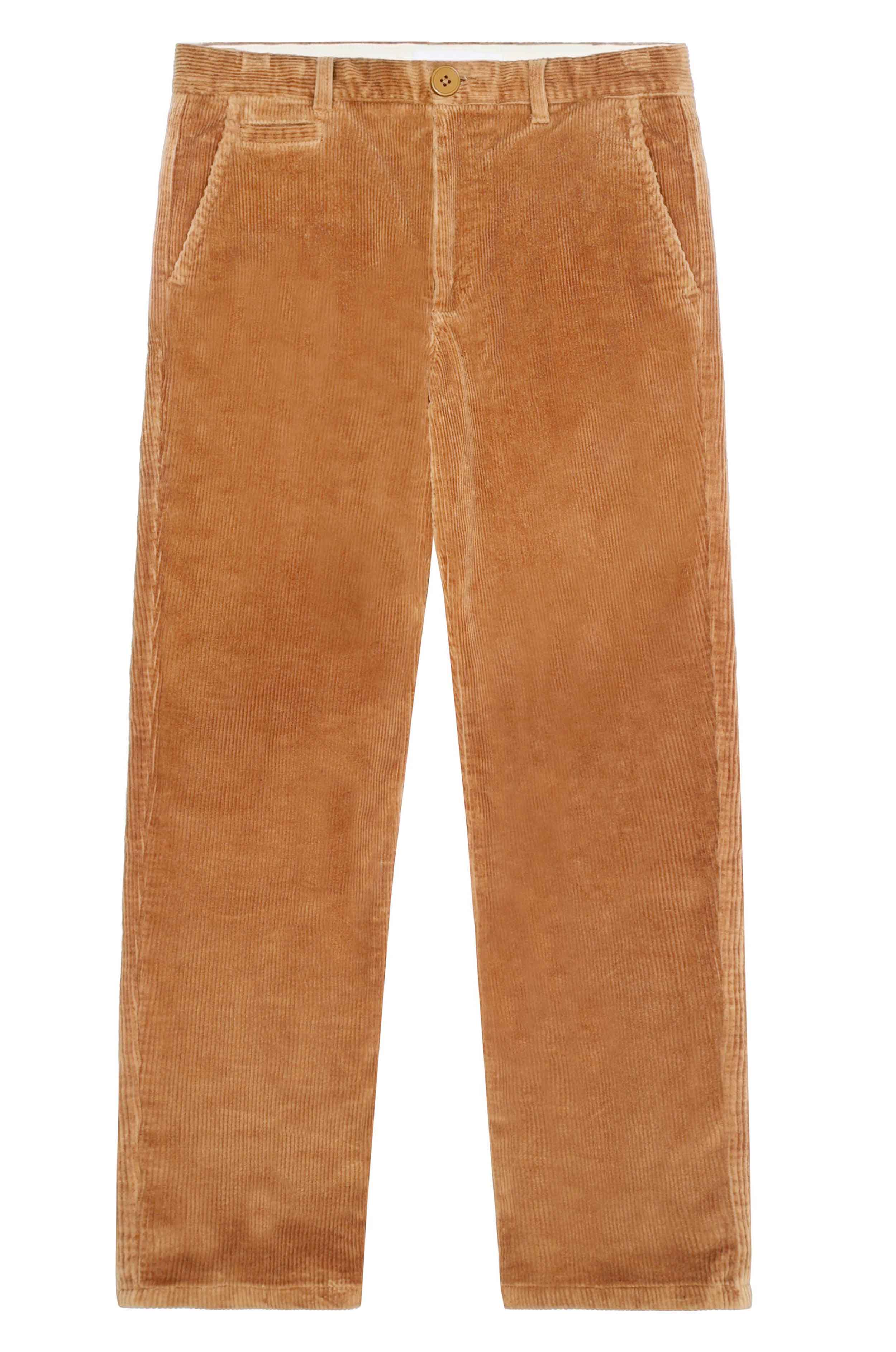 Knowledge Cotton Apparel Cord-Hose Chuck 8 Wales Corduroy Chino Pants Dachshund