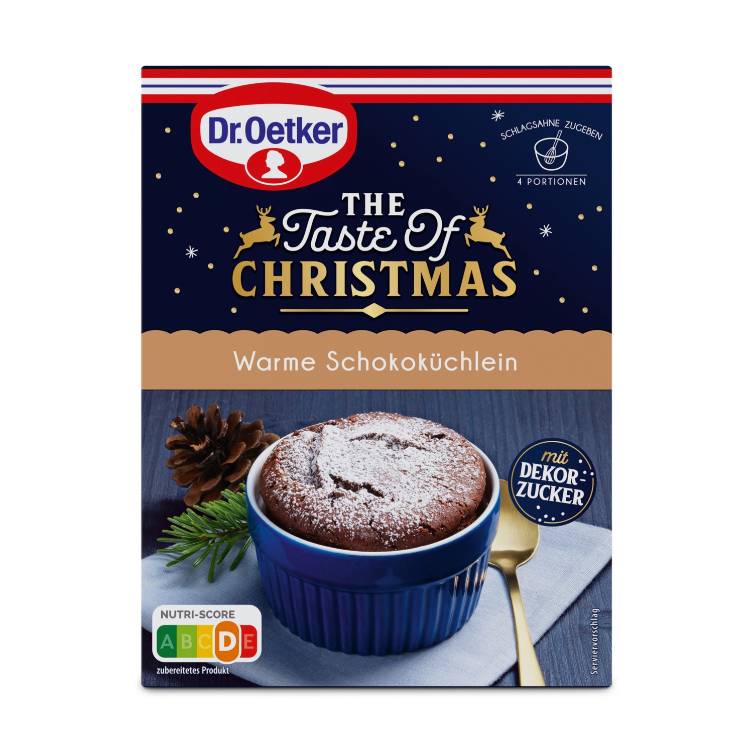 DR. OETKER Warmer Schokokuchen, warmes Schokoküchlein 138 g