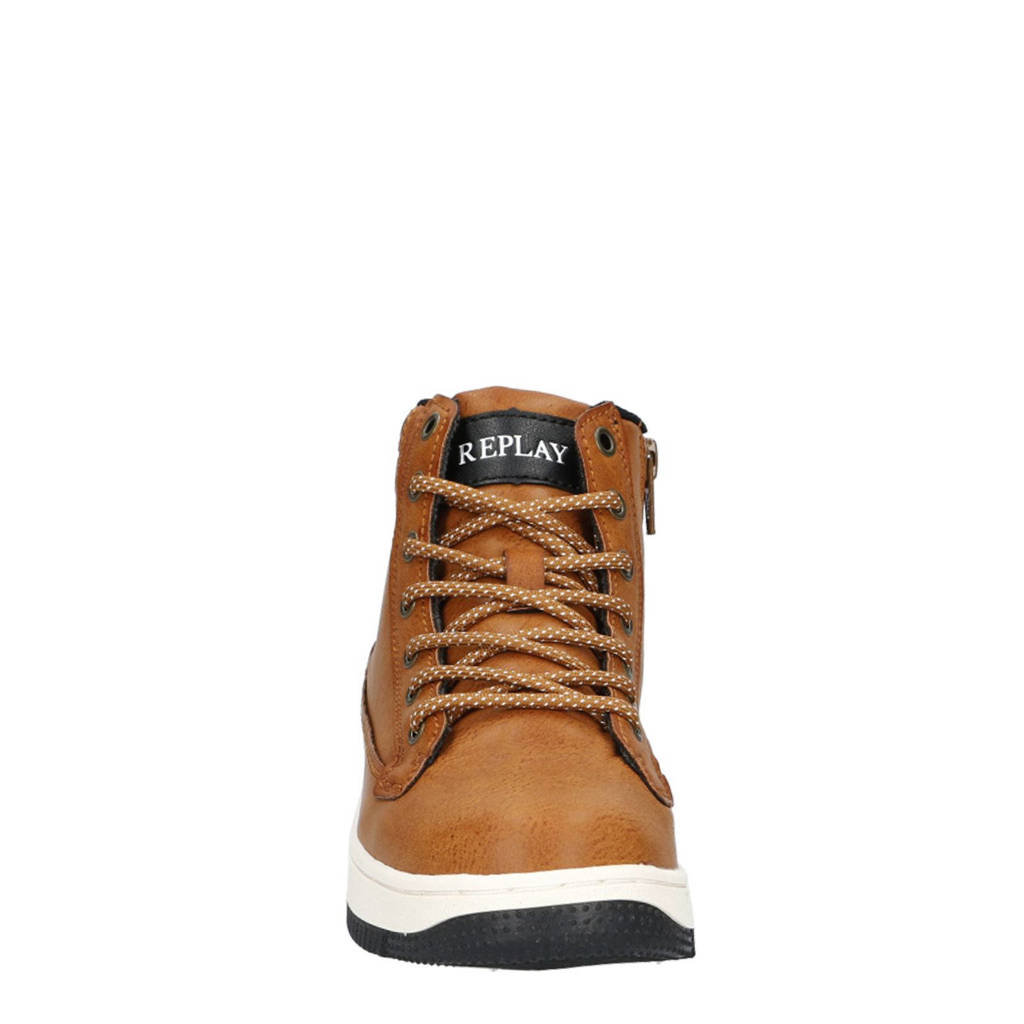 REPLAY sneakers cognac