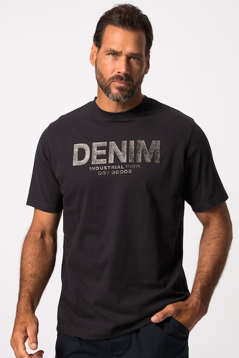 T-Shirt, Halbarm, Rundhals, Brustprint, bis 8 XL