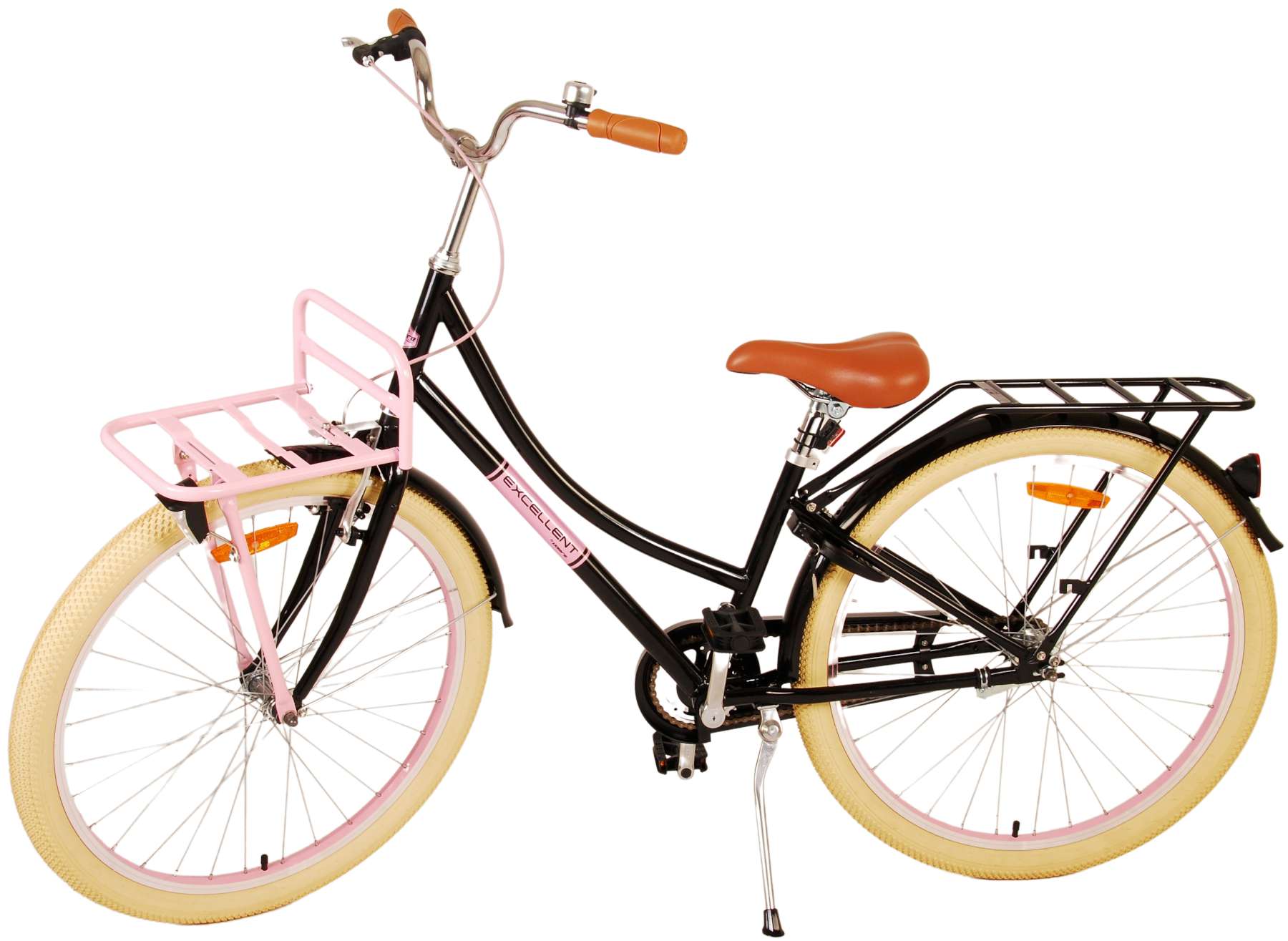 TPFSports Excellent Kinderfahrrad - Mädchen - 26 Zoll - Rücktritt + Handbremse - Grün